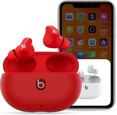 LiZHi Silicone Case for 2021 New Beats Studio Buds, Anti-Lost Shockproof Protective Cover with Keychain Easy Carrying Replacement Case with Carabiner (Black) in Kuwait