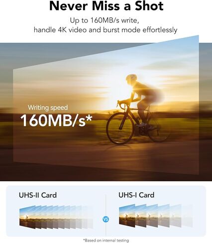 Lexar 256GB Silver PRO SD Memory Card, 280MB/s Read, 4K, V60, U3, UHS-II | Compatible w/ Canon, Sony, Nikon, Ideal for Professional Photographer, Videographer, Enthusiast, LSDSIPR256G-BNNNU in Saudi Arabia