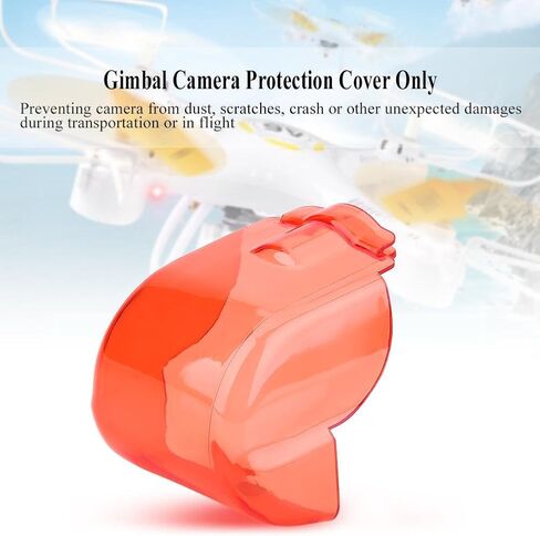 غطاء كاميرا جيمبال، غطاء حماية لعدسة جيمبال مقاومة للغبار لطائرة دي جي آي سبارك بدون طيار كوادكوبتر، غطاء جيمبال سبارك (أحمر) in Kuwait