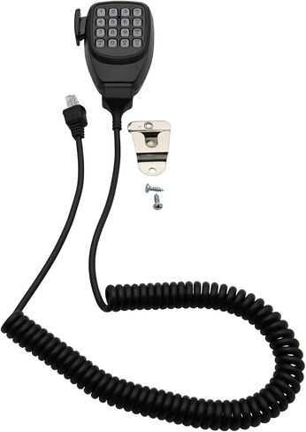 مكبر صوت محمول بلوحة مفاتيح DTMF مع شماعة ميكروفون للميكروفون كينوود TM481 TM281 TM471 TM271 TK868G TK768G NX700 NX800 TK8180 TK7360 TK8108 TK8160 راديو محمول 8 دبابيس RJ45 in Saudi Arabia