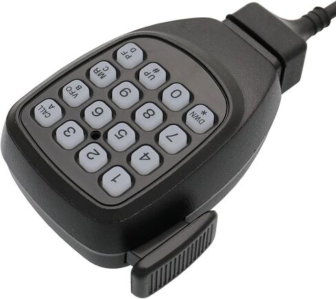 مكبر صوت محمول بلوحة مفاتيح DTMF مع شماعة ميكروفون للميكروفون كينوود TM481 TM281 TM471 TM271 TK868G TK768G NX700 NX800 TK8180 TK7360 TK8108 TK8160 راديو محمول 8 دبابيس RJ45 in Saudi Arabia