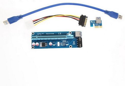 محول بطاقة موسع USB3.0 PCI Express 1x إلى 16x محول بطاقة رفع موسع W/كابل in Saudi Arabia