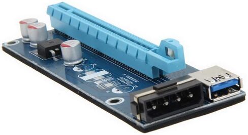 محول بطاقة موسع USB3.0 PCI Express 1x إلى 16x محول بطاقة رفع موسع W/كابل in Saudi Arabia