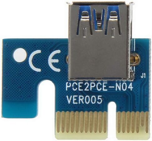 محول بطاقة موسع USB3.0 PCI Express 1x إلى 16x محول بطاقة رفع موسع W/كابل in Saudi Arabia