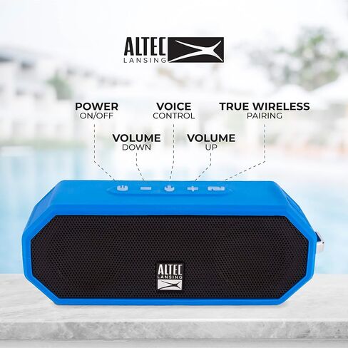Altec Lansing - Portable Bluetooth Speaker, Waterproof IP67 in Kuwait