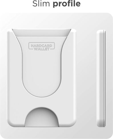Encased Stick On Phone Wallet Card Holder (Compatible with PopSocket) Securely Holds Up to 4 Cards (White) in Saudi Arabia