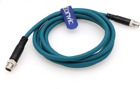 كابل إيثرنت Eonvic M12 X-Code Cat6 8 مواضع عالية المرونة وكابل شبكات جيجابت إيثرنت الصناعية للتطبيقات الصناعية (50 سم) in Kuwait