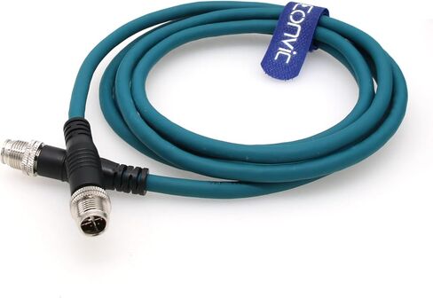 كابل إيثرنت Eonvic M12 X-Code Cat6 8 مواضع عالية المرونة وكابل شبكات جيجابت إيثرنت الصناعية للتطبيقات الصناعية (50 سم) in Kuwait