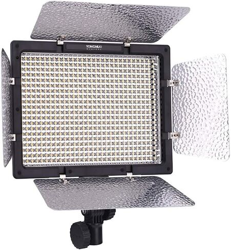 يونغنو مصباح فيديو LED 600 ال 600 ليد 5500 كلفن قابل للتعديل بدرجة حرارة اللون لكاميرا كانون / نيكون / سوني دي اس ال ار in Saudi Arabia