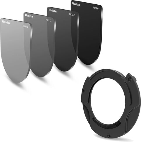 Haida HD4643 6972288553254 Rear Lens ND Filter Kit (ND0.9+1.2+1.8+3.0) for Sigma 14mm f/1.8 DG HSM Art, Canon EF, Colorless in Saudi Arabia