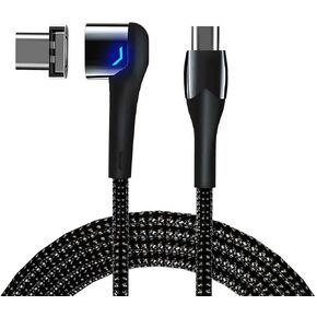 Sisyphy USB C Magnetic Adapter (Straight 2Packs), USB2.0 Type C Connector with PD 120W Charge and 480Mbps Data Transfer, Compatible for MacBook Pro/Air iPad Pro and More USB C Devices in Kuwait