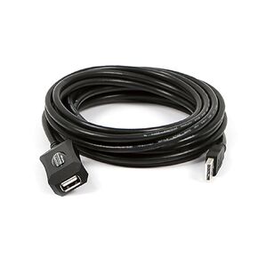 Monoprice USB 2.0 Male to Female Active Extension/Repeater Cable - Use with Playstation, Xbox, Kinenct, Oculus VR, USB Flash Drive, Card Reader, Hard Drive, Keyboard, Printer, Camera, 32 Feet in Saudi Arabia