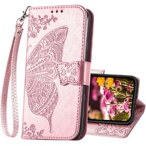 Compatible with iPhone 14 Wallet Case for Women, Purple in Kuwait