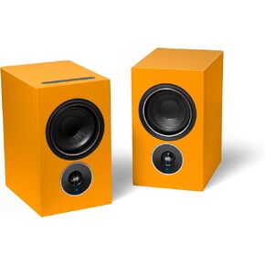 PSB Alpha iQ Streaming Powered Speakers with BluOS (Tangerine Yellow) in Saudi Arabia