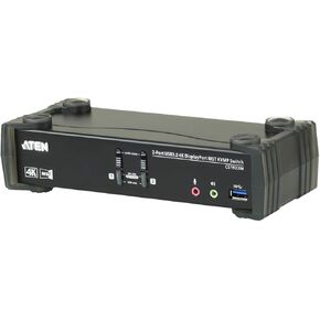 ATEN 2-Port USB 3.0 4K DisplayPort MST KVMP Switch (Cables Included)-TAA Compliant in Saudi Arabia
