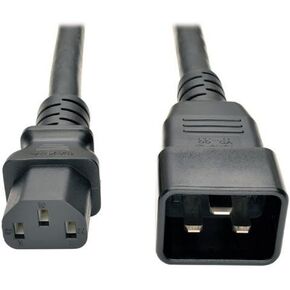 TRIPP LITE P032-003 Heavy Duty Power Cord PDU 15Amp 12AWG IEC 320 C13 C20 3', Black in Saudi Arabia