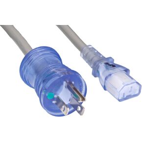 سلك طاقة من فئة مستشفيات أمريكا الشمالية Cablelera 18AWG 10 قدم (ZWACPCAY-10)، أزرق in Kuwait
