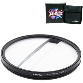 Camdiox Cinepro EX Middle Split Center Field Diopter Optical Glass Prism Filter - Cinematic Special Effect Blurring with rotatable Ring for DSLR mirrorless Video Camera (72mm) in Kuwait