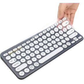 غطاء كيبورد سيليكون رفيع للغاية لجهاز لوجيتك بلوتوث متعدد الاجهزة K380 (الموديل: K380) للوجيتك K380 ابيض in Kuwait