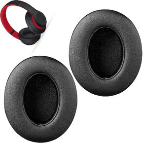 Studio 3 Ear Pads Cushions Replacement Earpads for Beats Studio 2 & Studio 3 Wired & Wireless Headphones, Ear Cushions Memory Foam Earpads with Soft Protein Leather -Rose Gold