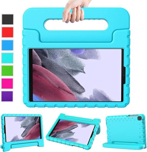حافظة LTROP للأطفال لهاتف Samsung Galaxy Tab A7 lite 8.7 بوصة 2021 SM-T220/T225، حافظة Galaxy Tab A7 Lite 8.7، حافظة بمقبض قابل للتحويل مقاومة للصدمات لهاتف Samsung Galaxy Tab A7 Lite 8.7 بوصة 2021، وردي in Kuwait