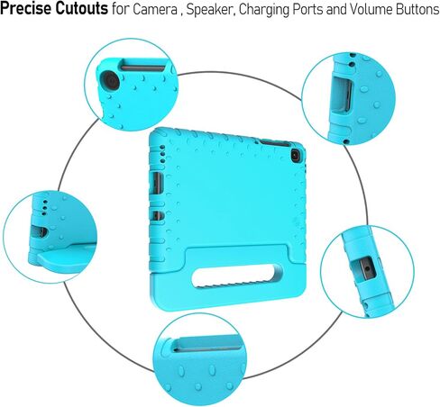 حافظة LTROP للأطفال لهاتف Samsung Galaxy Tab A7 lite 8.7 بوصة 2021 SM-T220/T225، حافظة Galaxy Tab A7 Lite 8.7، حافظة بمقبض قابل للتحويل مقاومة للصدمات لهاتف Samsung Galaxy Tab A7 Lite 8.7 بوصة 2021، وردي in Kuwait