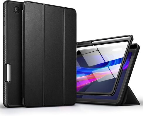 حافظة SURITCH لهاتف Samsung Galaxy Tab S6 Lite 10.4 بوصة، [واقي شاشة مدمج] [حامل قلم رصاص] [نوم/تنبيه تلقائي] حافظة جلدية خفيفة الوزن غطاء ذكي لكامل الجسم مع حامل مغناطيسي ثلاثي الطي أزرق in Kuwait