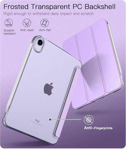TiMOVO Case for iPad mini 7 A17 Pro 8.3" & mini 6th Gen - Taro Purple in Kuwait