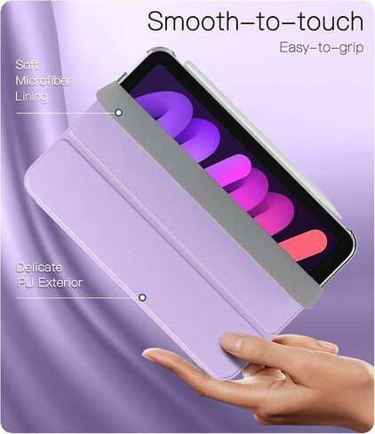 TiMOVO Case for iPad mini 7 A17 Pro 8.3" & mini 6th Gen - Taro Purple in Kuwait