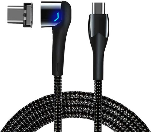 Sisyphy USB C Magnetic Adapter (Straight 2Packs), USB2.0 Type C Connector with PD 120W Charge and 480Mbps Data Transfer, Compatible for MacBook Pro/Air iPad Pro and More USB C Devices in Kuwait