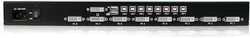 StarTech.com 8 Port 1U Rackmount DVI USB KVM Switch - USB DVI KVM Switch - DVI KVM Switch - USB KVM Switch (SV831DVIU), Black in Kuwait