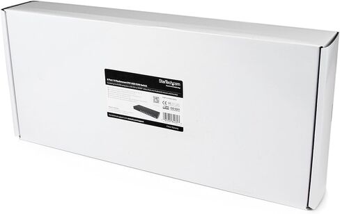 StarTech.com 8 Port 1U Rackmount DVI USB KVM Switch - USB DVI KVM Switch - DVI KVM Switch - USB KVM Switch (SV831DVIU), Black in Kuwait