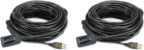 كابل Monoprice USB 2.0 ذكر إلى أنثى تمديد/مكرر نشط - يُستخدم مع بلاي ستيشن، وXbox، وKinenct، وOculus VR، ومحرك فلاش USB، وقارئ البطاقات، والقرص الصلب، ولوحة المفاتيح، والطابعة، والكاميرا، 32 قدمًا in Kuwait