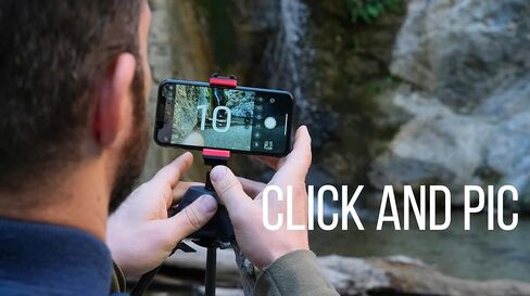 Ultralight 48in/2.1oz Trekking Pole Tripod Adapter and BallHead - The Stool ULTripod 3DP- Turn Trekking Poles or Branches into Camera Tripod - The Lightest Tripod for Hiking and Speed Guaranteed in Kuwait