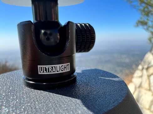 Ultralight 48in/2.1oz Trekking Pole Tripod Adapter and BallHead - The Stool ULTripod 3DP- Turn Trekking Poles or Branches into Camera Tripod - The Lightest Tripod for Hiking and Speed Guaranteed in Kuwait