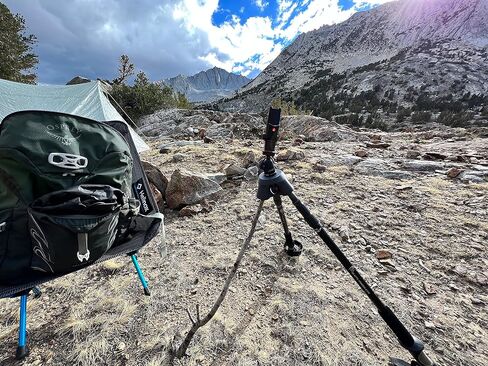 Ultralight 48in/2.1oz Trekking Pole Tripod Adapter and BallHead - The Stool ULTripod 3DP- Turn Trekking Poles or Branches into Camera Tripod - The Lightest Tripod for Hiking and Speed Guaranteed in Kuwait