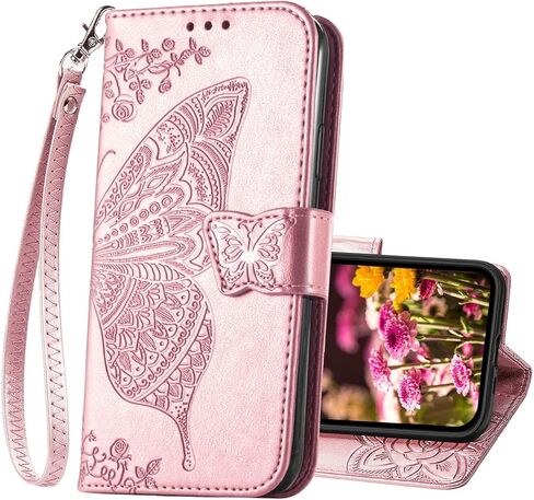 Compatible with iPhone 14 Wallet Case for Women, Purple in Saudi Arabia