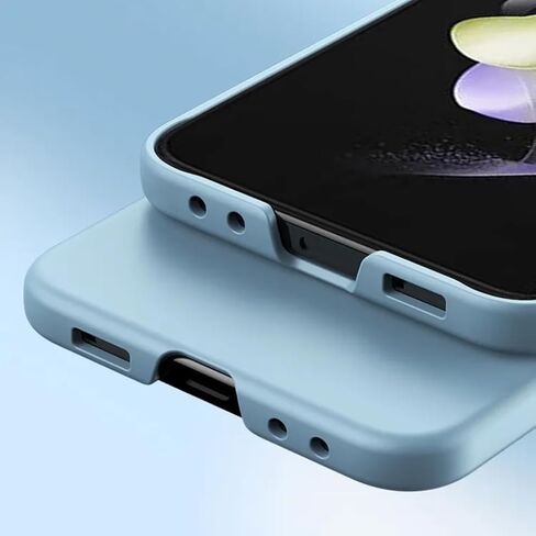 حافظات هاتف متوافقة مع هاتف Samsung Galaxy Z Flip 5 | غطاء حماية صلب مقاوم للصدمات لهاتف سامسونج جالاكسي Z Flip 5 (أسود) in Saudi Arabia