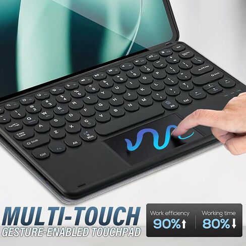 حافظة لوحة المفاتيح LDSOYIA Touchpad لجهاز OnePlus Pad 11.6 بوصة 2023، حافظة حماية للوحة المفاتيح اللاسلكية قابلة للفصل مع حامل قلم لجهاز OnePlus Pad 11.6 بوصة 2023 اللوحي in Kuwait