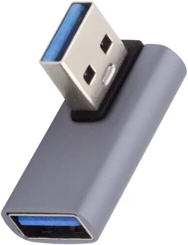 NFHK 10 جيجابت في الثانية USB3.0 ذكر إلى أنثى تمديد محول فيديو بيانات الطاقة ملف تعريف منخفض 90 درجة نوع الزاوية اليمنى in Kuwait