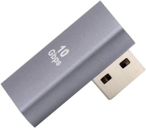 NFHK 10 جيجابت في الثانية USB3.0 ذكر إلى أنثى تمديد محول فيديو بيانات الطاقة ملف تعريف منخفض 90 درجة نوع الزاوية اليمنى in Kuwait