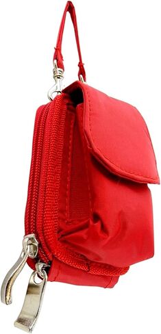 Universal Flip Phone Case with Belt Loop Clip, Shoulder/Crossbody Strap, Zipper Wallet, Great for Alcatel Go Flip V, Cingular Flip 2, MyFlip, Quickflip, K9570 in Kuwait