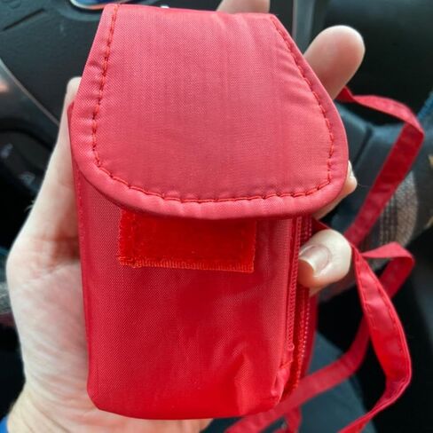 Universal Flip Phone Case with Belt Loop Clip, Shoulder/Crossbody Strap, Zipper Wallet, Great for Alcatel Go Flip V, Cingular Flip 2, MyFlip, Quickflip, K9570 in Kuwait