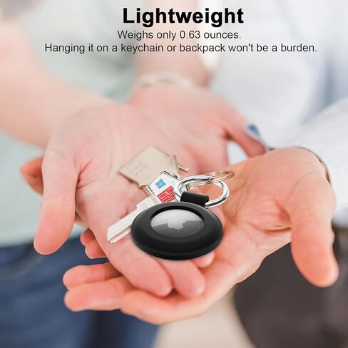 4 عبوات من حافظة حامل Airtag المقاومة للماء، سلسلة مفاتيح Airtag من السيليكون لعلامات Apple Air، حامل مفاتيح AirTags مع حافظة Airtag، حافظات GPS ملحقات مكتشف العناصر in Kuwait