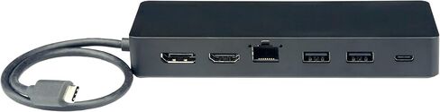 ITSPWR Bundle Containing HP 50H55AA 7-in-1 Docking Station, USB-C Power Delivery, Support Dual 4K Displays 3840 x 2160, HDMI2.0, DisplayPort1.2, 2xUSB-A, 1xUSB-C,1xRJ-45, and ITSPWR Type-C 4-Port Hub in Kuwait