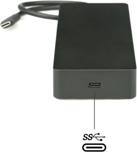 ITSPWR Bundle Containing HP 50H55AA 7-in-1 Docking Station, USB-C Power Delivery, Support Dual 4K Displays 3840 x 2160, HDMI2.0, DisplayPort1.2, 2xUSB-A, 1xUSB-C,1xRJ-45, and ITSPWR Type-C 4-Port Hub in Kuwait