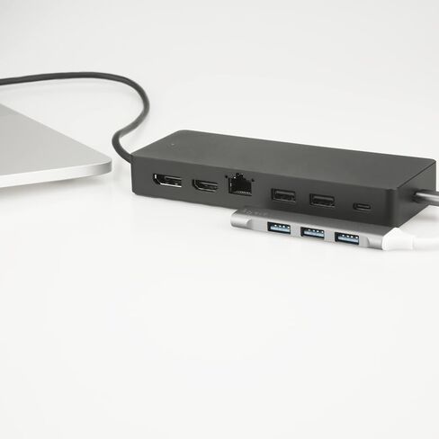 ITSPWR Bundle Containing HP 50H55AA 7-in-1 Docking Station, USB-C Power Delivery, Support Dual 4K Displays 3840 x 2160, HDMI2.0, DisplayPort1.2, 2xUSB-A, 1xUSB-C,1xRJ-45, and ITSPWR Type-C 4-Port Hub in Kuwait