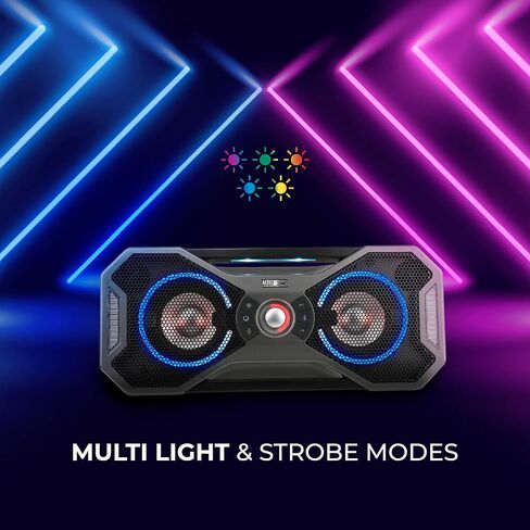 Altec Lansing Mix 2.0 - Waterproof Bluetooth Speaker with Strong Bass, Portable Speaker for Travel & Outdoor Use, 100 Foot Range & 20 Hour Playtime in Saudi Arabia
