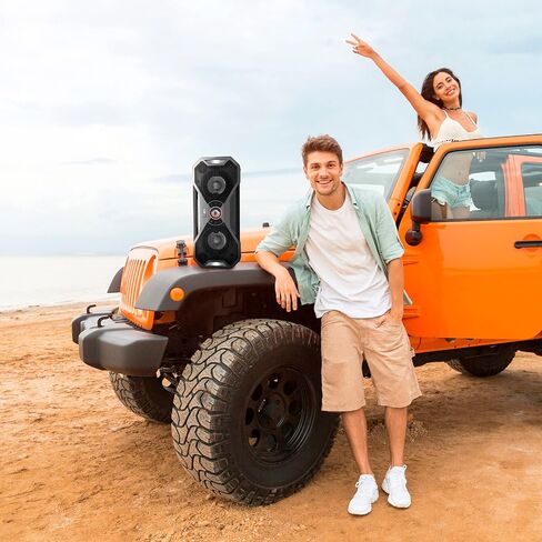 Altec Lansing Mix 2.0 - Waterproof Bluetooth Speaker with Strong Bass, Portable Speaker for Travel & Outdoor Use, 100 Foot Range & 20 Hour Playtime in Saudi Arabia