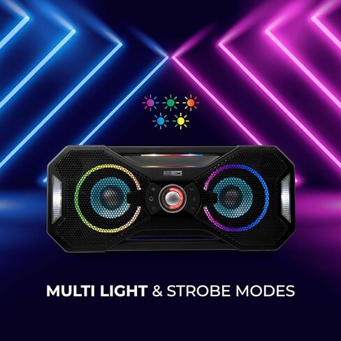 Altec Lansing Mix 2.0 - Waterproof Bluetooth Speaker with Strong Bass, Portable Speaker for Travel & Outdoor Use, 100 Foot Range & 20 Hour Playtime in Kuwait